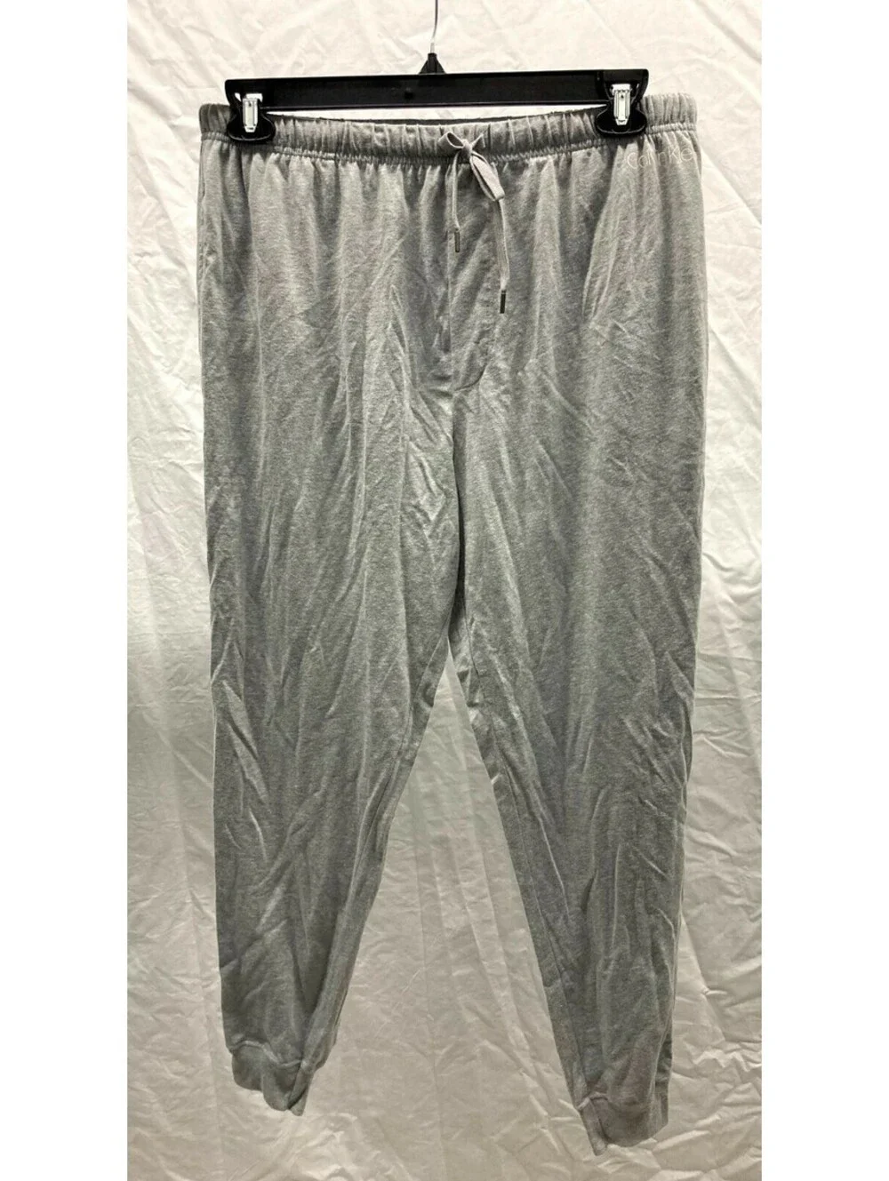 NEW Calvin Klein Women's Heather Gray Jogger Pajama Pants Large